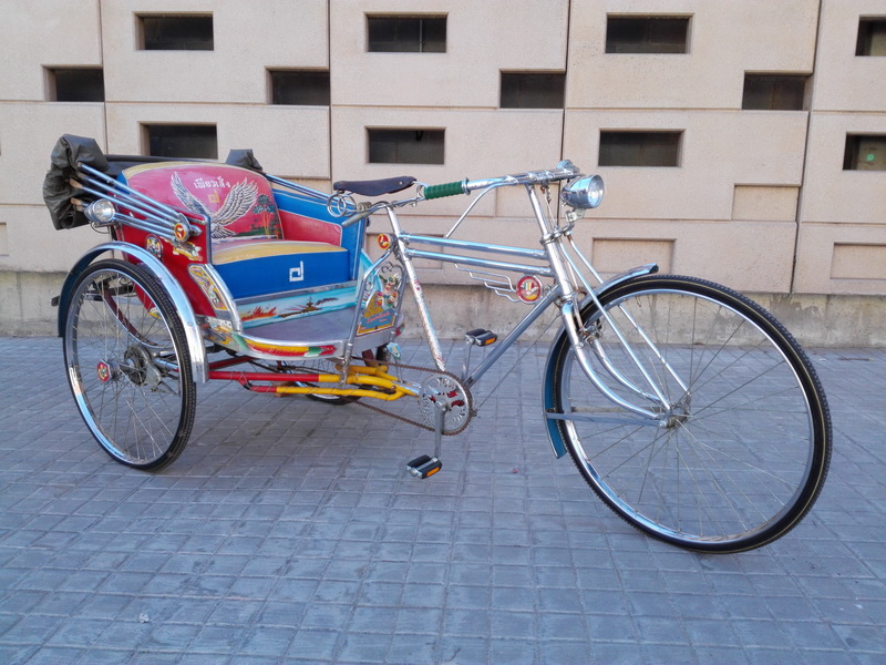 0118 rickshaw bicicleta taxi 1plz asia tailandia inox loneta 95-160x255x74-98 _175eu._ 1u